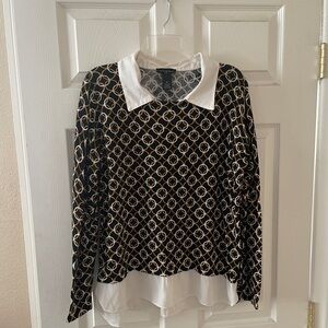 Casual collard sweater